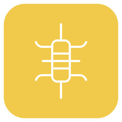 Resistor icon vector image. Can be used for Electrician Tools.