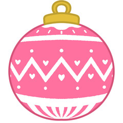 Pink Christmas Ornaments