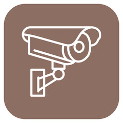 CCTV icon vector image. Can be used for Mall.