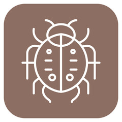 Bug icon vector image. Can be used for Computer Programming.