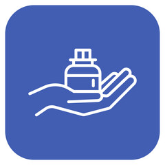 Aromatherapy icon vector image. Can be used for Spa.