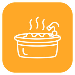 Jacuzzi icon vector image. Can be used for Spa.