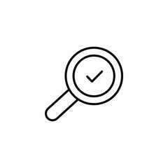 search successful check icon sign vector