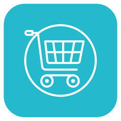 Clear Cart icon vector image. Can be used for Shopping and Ecommerce.