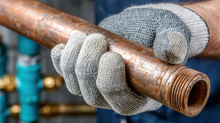 Pipe installation techniques plumbing workshop instructional guide indoor environment close-up view home improvement tips