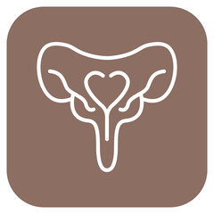 Pelvis icon vector image. Can be used for Human Anatomy.