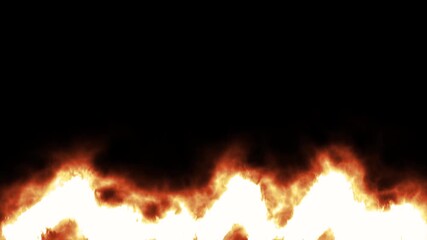 Abstract background of fire and flames Motion Design.