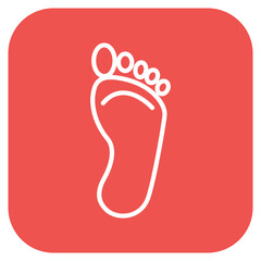 Carbon Footprint icon vector image. Can be used for Earth Day.