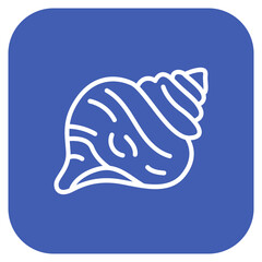 Conch Shell icon vector image. Can be used for Ocean.