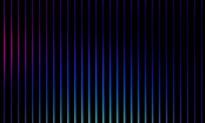 Futuristic abstract background with glowing blue vertical lines on black, creating a sense of depth, motion, and modern digital energy
