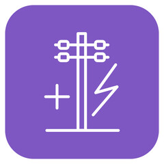 Obraz premium Electricity icon vector image. Can be used for Manufacturing.