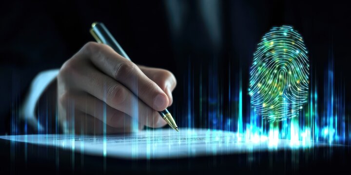 Secret government organization room, Paperwork classified, Supervisor issuing notice to secretary, certificate of clearance visible, index hologram hovering