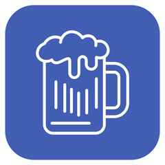 Beer Mug icon vector image. Can be used for Oktoberfest.