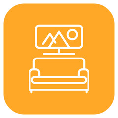 LAN Lounge icon vector image. Can be used for Bowling.