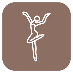 Dancer icon vector image. Can be used for Diversity.