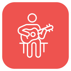 Musician icon vector image. Can be used for Diversity.