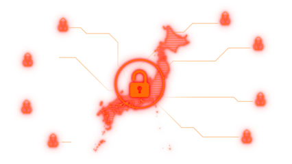 Cyber Japan Hacker Attack From Outside Transparent Unsecure