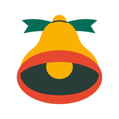 Cartoon Golden Christmas Bell