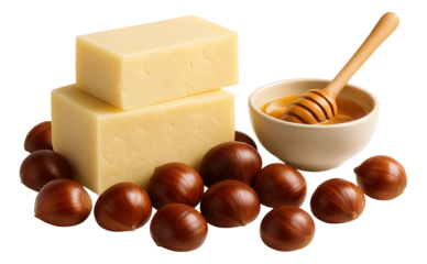 Olive ciabatta bruschetta topped with sauteed spinach, sun-dried tomatoes, and pine nuts