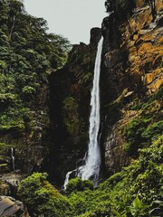 Laxapana Fall in Sri Lanka.