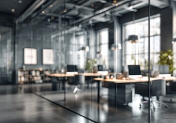 Blurred modern office interior (1)