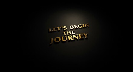 Embark on an inspirational journey with golden words that shine brightly in the darkness of opportunity