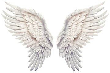 Obraz premium Angel white wing bird.