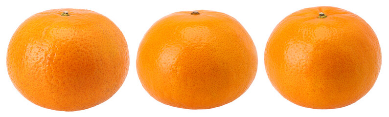 Orange fruit (mandarin oranges) isolated, transparent PNG, PNG format, cut out