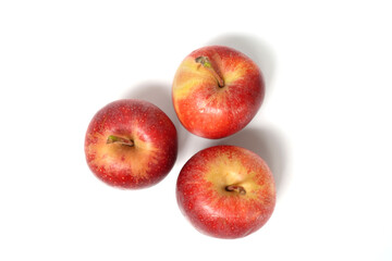 Healthy Fresh Red Apples for Food and Diet Concept.