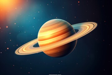 Naklejka premium Planet astronomy universe space.
