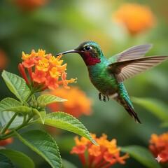 Fototapeta premium Hummingbird-9