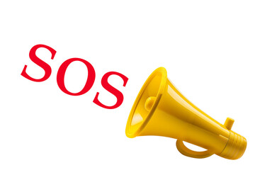黄色いメガホンから発せられるSOS