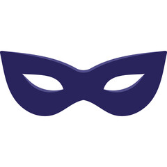 Purple Masquerade Mask Festive Eye Cover For Costume Parties And Celebrations With Transparent Background
