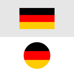 Germany Flag Rectangle and Ov...