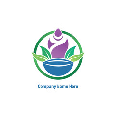 spa logo design vector