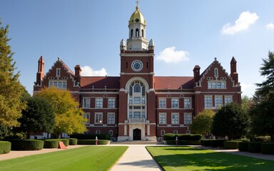 Main building at Georgia Institute of Technology in Atlanta. High quality