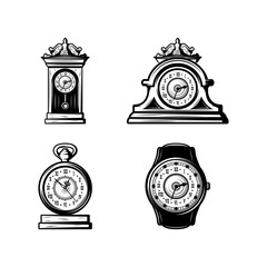 Vintage Clock and Watch Colle...