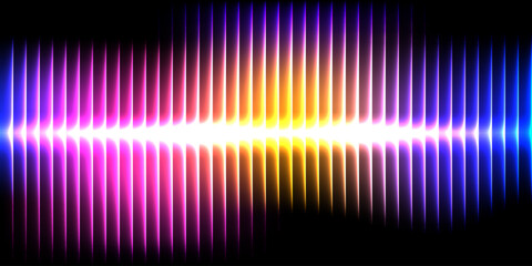 Colorful neon sound background. Vector. EPS 10.