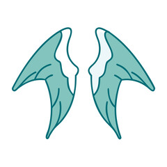 Flying Wings Icon for Web and Graphic Design