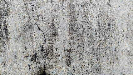 Cracked Concrete Wall Texture with Dirt and Stains