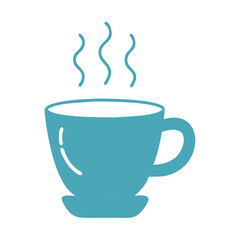 Hot Coffee Cup Icon for Web and Graphic Design