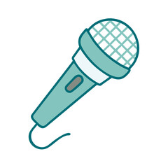 Microphone Symbol Icon for Web and Graphic Design