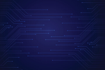 Abstract blue Digital Technology Cycle background. Business growth transformation Successful financial