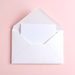 A classic brown envelope partially opened, revealing a crisp white sheet of paper nestled inside, suggesting important correspondence or a personal note.