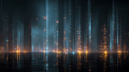 Innovative floating data towers revolutionizing digital storage solutions in cyberspace