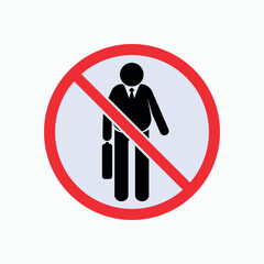 No Broker Icon. Free Agency. Without Middleman. Direct Selling Symbol. 