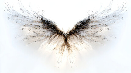 Fototapeta premium angel, flying, white, wing, beautiful, angel wings, gold, reiki, aura, divine, bliss, holy, spirit, gentle, healer, peace, background