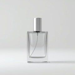 perfume bottle on white background