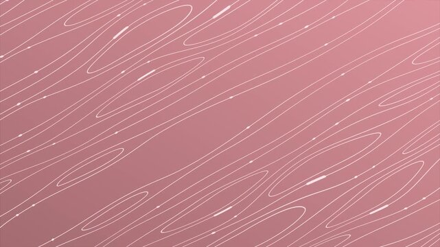 Soft Pink Abstract Background with White Swirl Lines &mdash; Seamless Looped