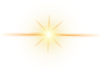 PNG Flash of golden star light on background. Glow Star light sparkle glow. Vector glow effect. Abstract lens glare. Flashing lights. Transparent PNG. Golden Bokeh Light Background with Sparkles PNG